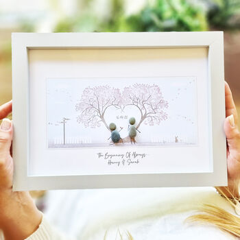 Engagement Proposal Love Tree Pebble Picture Gift, 3 of 3