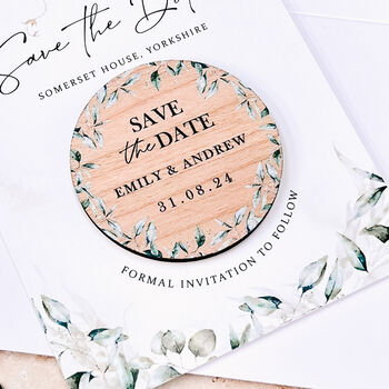 Save The Date Wedding Cards With Magnet, 4 of 10