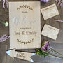 Personalised Wedding Wooden Sign Bundle, thumbnail 7 of 7