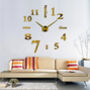 Christmas Deer Antlers 3D Wall Clock, Four Colours, thumbnail 5 of 6