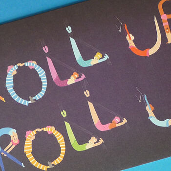 'Roll Up!' Birthday Card, 2 of 2