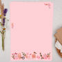 A4 Pink Letter Writing Paper With Pink Parcels, thumbnail 1 of 4