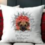 Personalised Christmas Border Terrier Break Through, thumbnail 5 of 10