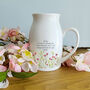 Personalised Pink Flower Vase | Gift For Friends, thumbnail 2 of 5