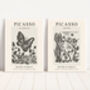 Picasso Butterfly And Bee Set Of Two Art Prints, thumbnail 2 of 4