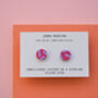 Colour Mini Leather Painted Studs, thumbnail 5 of 10