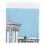 Edinburgh Tea Towel Blue, thumbnail 2 of 4