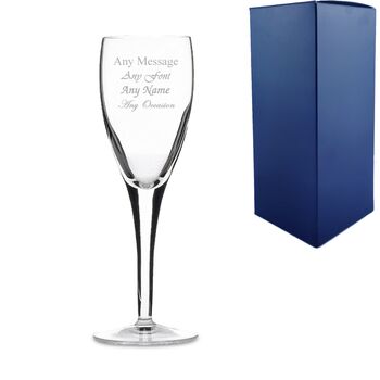 Personalised Michelangelo Champagne Flute Gift Box, 2 of 5