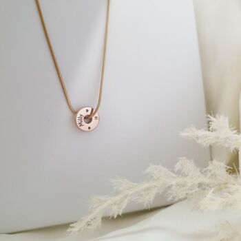 Gold Plated Dainty Memories Necklace, 2 of 6