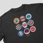 England Beer Mats Oversized T Shirt, thumbnail 2 of 10