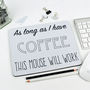 Personalised Coffee Mouse Mat, thumbnail 2 of 2