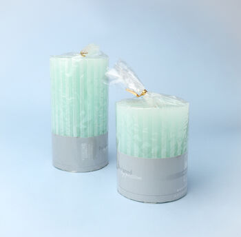 G Decor Scented Grooved Gardenia Pillar Candle, 5 of 5