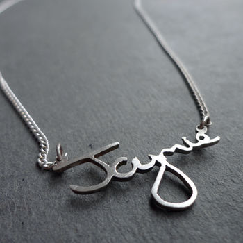 Personalised Handwriting Necklace, 12 of 12