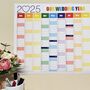 Personalised Rainbow Wall Planner, thumbnail 1 of 6