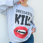 Dressed To Kill Women’s Halloween Sweatshirt, thumbnail 1 of 5