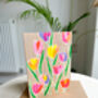 Tulips Floral Mother's Day Card, thumbnail 3 of 8