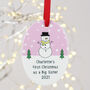 First Christmas As Big Brother Or Big Sister Decoration, thumbnail 4 of 6