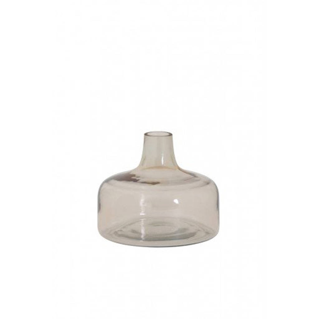 light pink glass vase by posh totty designs interiors