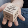 Wooden Personalised Dad Dice, thumbnail 1 of 3