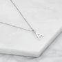 Small Silver Or Gold Initial Letter Charm Necklace, thumbnail 7 of 11