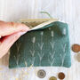 Embroidered Lavender Purse, thumbnail 5 of 6