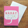 Mini Wahay! So Happy For You Card, thumbnail 1 of 5