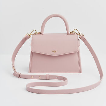 Pink Small Structured Tote Bag, 5 of 10