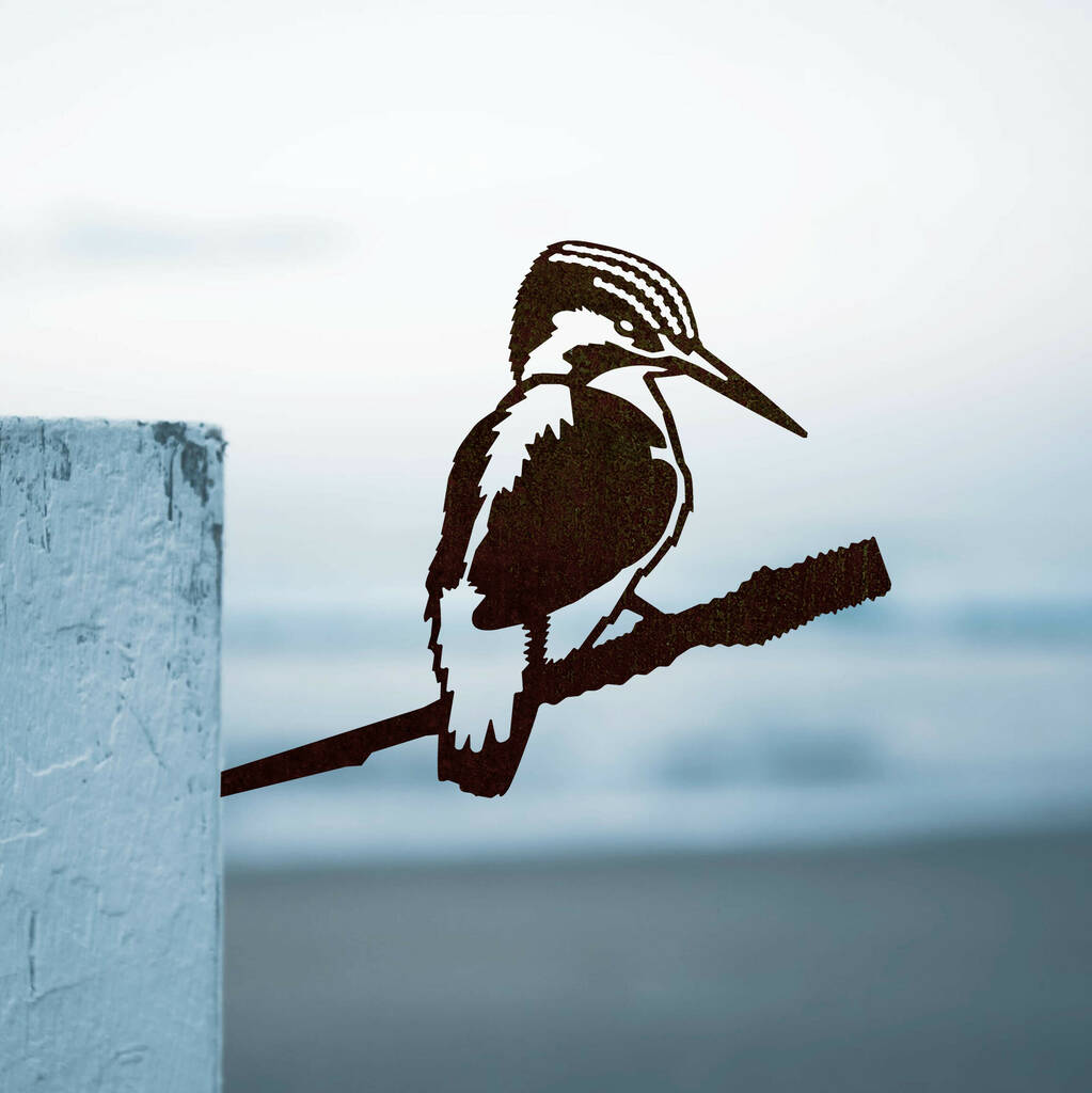 Kingfisher Metal Garden Art By Metalbird