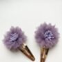 Pair Of Audrey Flower Hair Clips, thumbnail 2 of 5