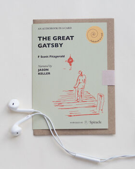 The Great Gatsby Audiobook In A Card Gift, 2 of 12