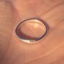 Sterling Silver Fingerprint Ring, thumbnail 6 of 11
