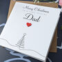 Personalised Handmade Christmas Card For A Special Dad, thumbnail 1 of 4