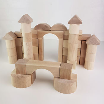 Personalised Wooden Building Blocks Gift Set, 8 of 9