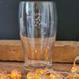 Personalised 18th Birthday Gift Star Pint Glass, thumbnail 2 of 7