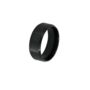 Mens Black Band Ring 8mm Brushed Black Steel Ring, thumbnail 4 of 9