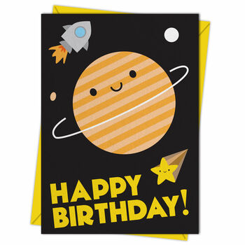 'Happy Birthday' In Space Card, 4 of 4