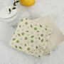 A Slice Of Green Organic Cotton Unpaper Towels Pk Five, thumbnail 1 of 7