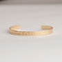 Personalised Vintage Inspired Cuff Bangle, thumbnail 5 of 6