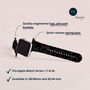 Dark Leopard Vegan Leather Apple Watch Band, thumbnail 6 of 6