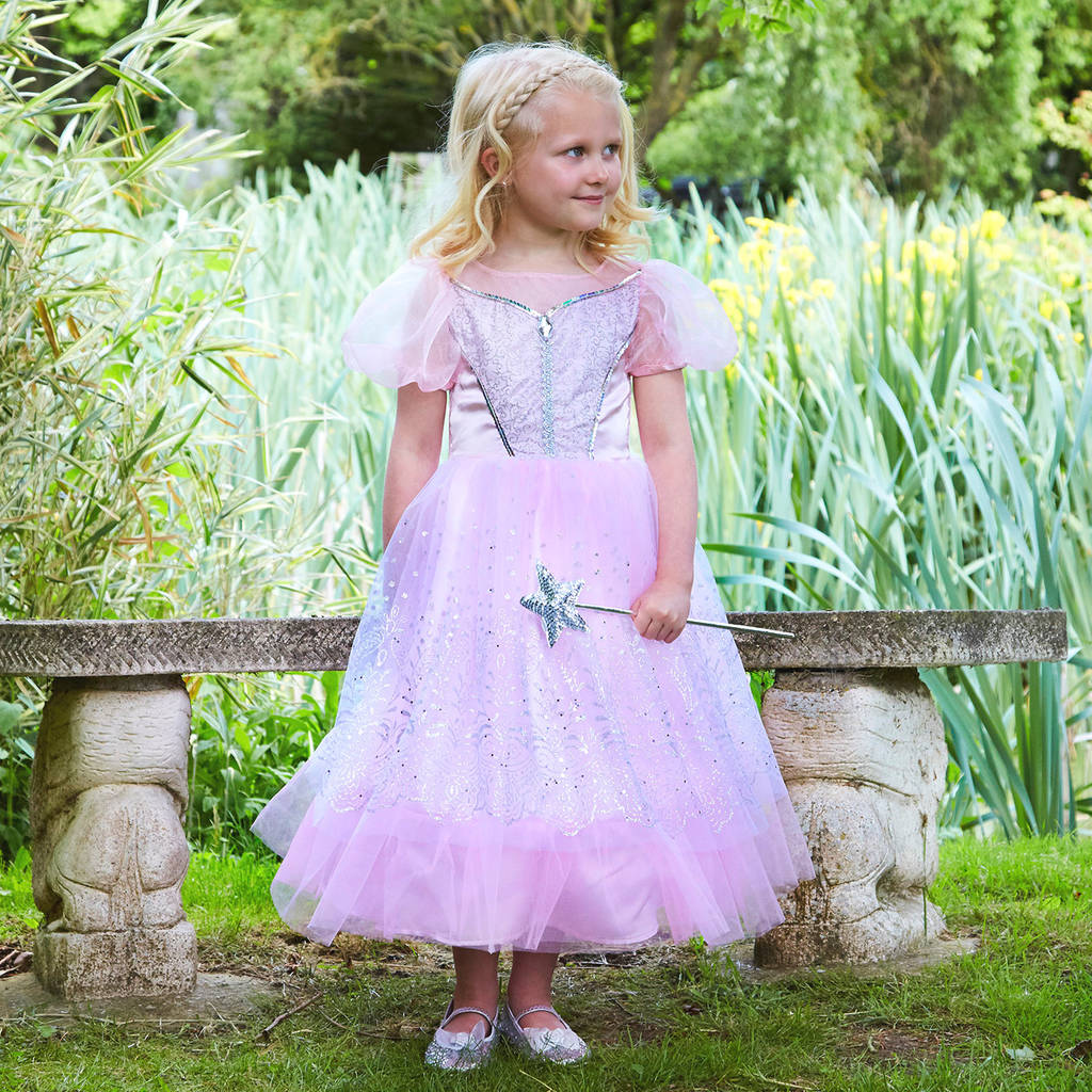 Girl's Pink Glitter Cupcake Princess Dress By Time To Dress Up