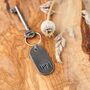 Iron 6th Anniversary Dog Tag Key Ring, thumbnail 6 of 11