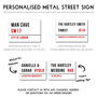 Personalised Metal Street Sign, thumbnail 6 of 8