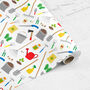 Garden Tools Wrapping Paper Roll Or Folded, thumbnail 3 of 3