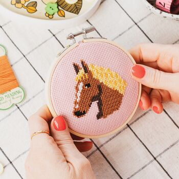 Horse Cross Stitch Kit, 2 of 4