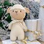 Personalised Hand Knitted First Teddy Bear, thumbnail 3 of 12