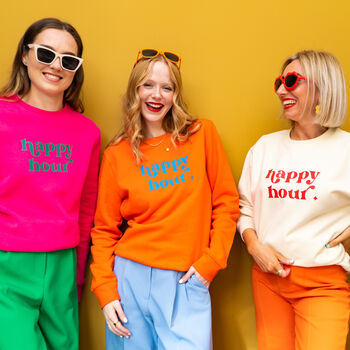 Personalised 'Happy Hour' Sweatshirt, 3 of 12