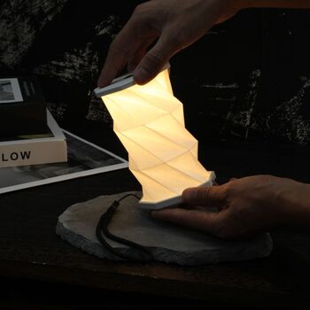 Mini Hexagon Twist Lamp, 10 of 10