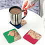 Robin Tea Towel And Coaster Gift Set, thumbnail 4 of 5