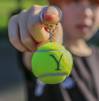 Personalised Tennis Ball Keyring, 9 of 12
