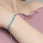 Sterling Silver Double Gemstone Friendship Bracelet, thumbnail 2 of 11